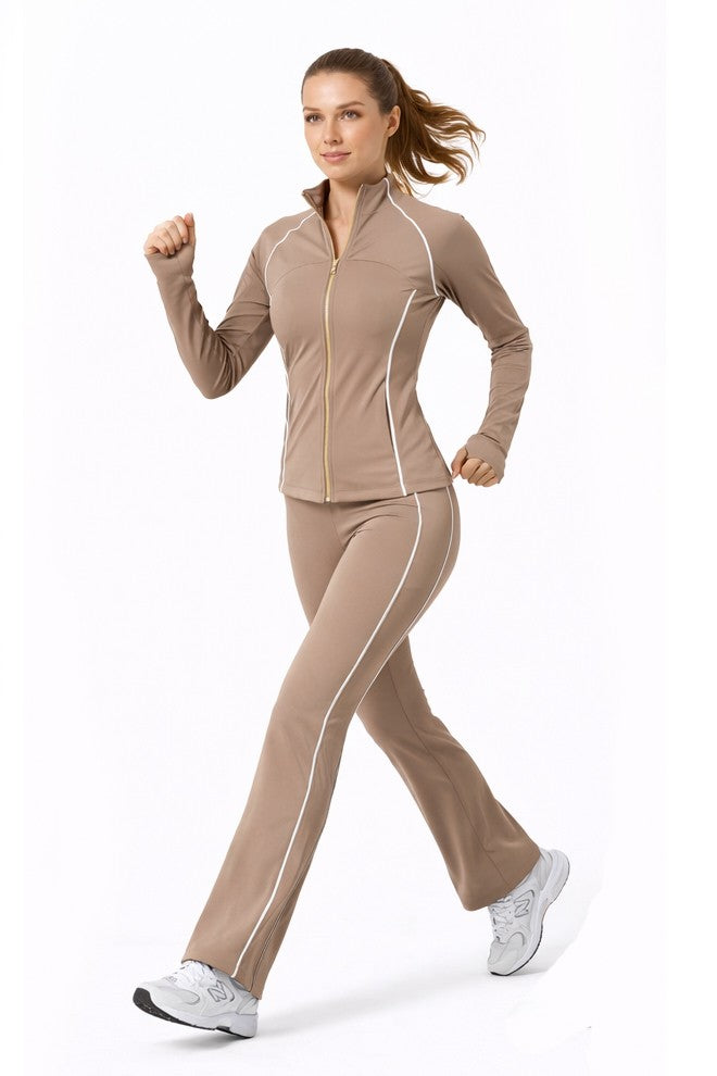 Define Zip Jacket & Flare Leggings Set