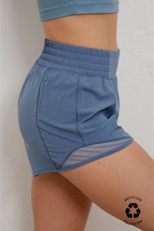 Recycled Active Short With Mesh