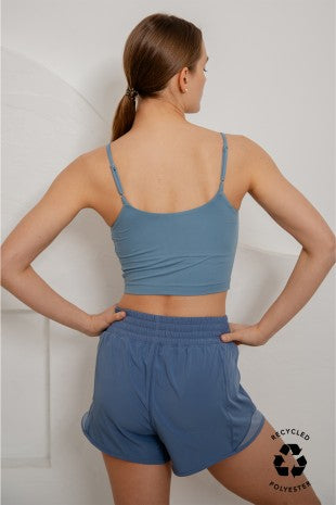 Recycled Active Short With Mesh