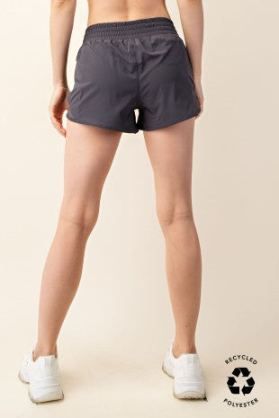 Recycled Active Short With Mesh
