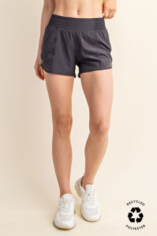 Recycled Active Short With Mesh
