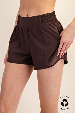 Recycled Active Short With Mesh