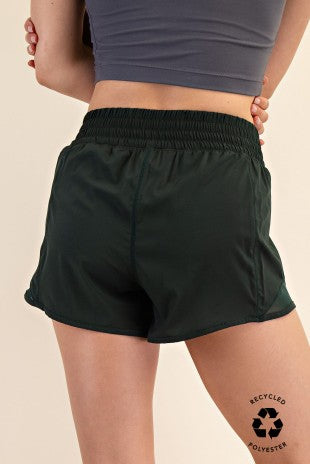 Recycled Active Short With Mesh