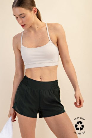 Recycled Active Short With Mesh