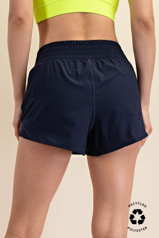 Recycled Active Short With Mesh