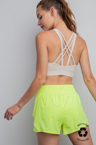 Recycled Active Short With Mesh
