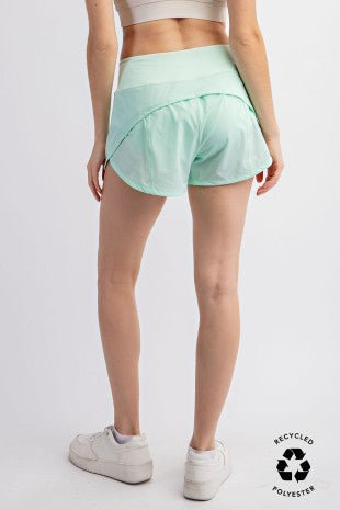 Stretch Woven 2 In 1 Active Shorts