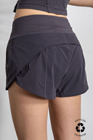 Stretch Woven 2 In 1 Active Shorts