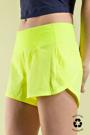 Stretch Woven 2 In 1 Active Shorts