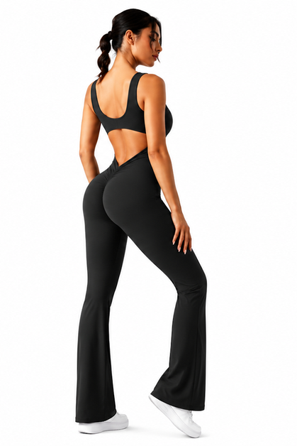 CurveLift Flare Scrunch Jumpsuit
