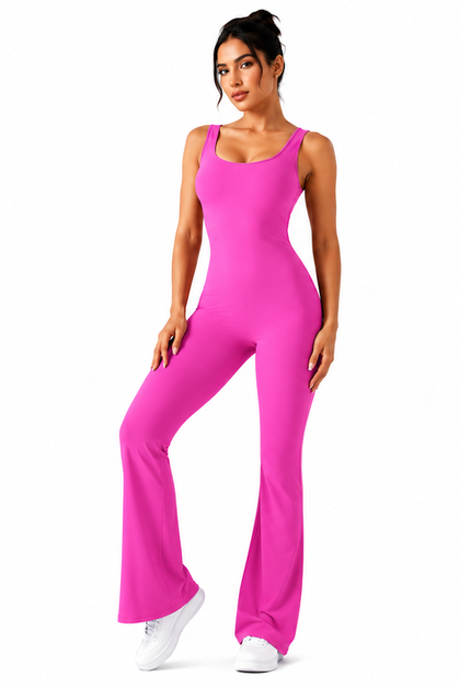 CurveLift Flare Scrunch Jumpsuit