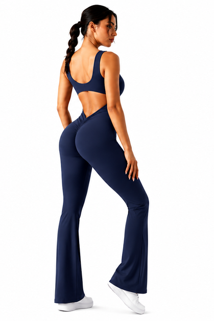 CurveLift Flare Scrunch Jumpsuit