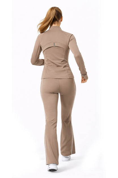 Define Zip Jacket & Flare Leggings Set