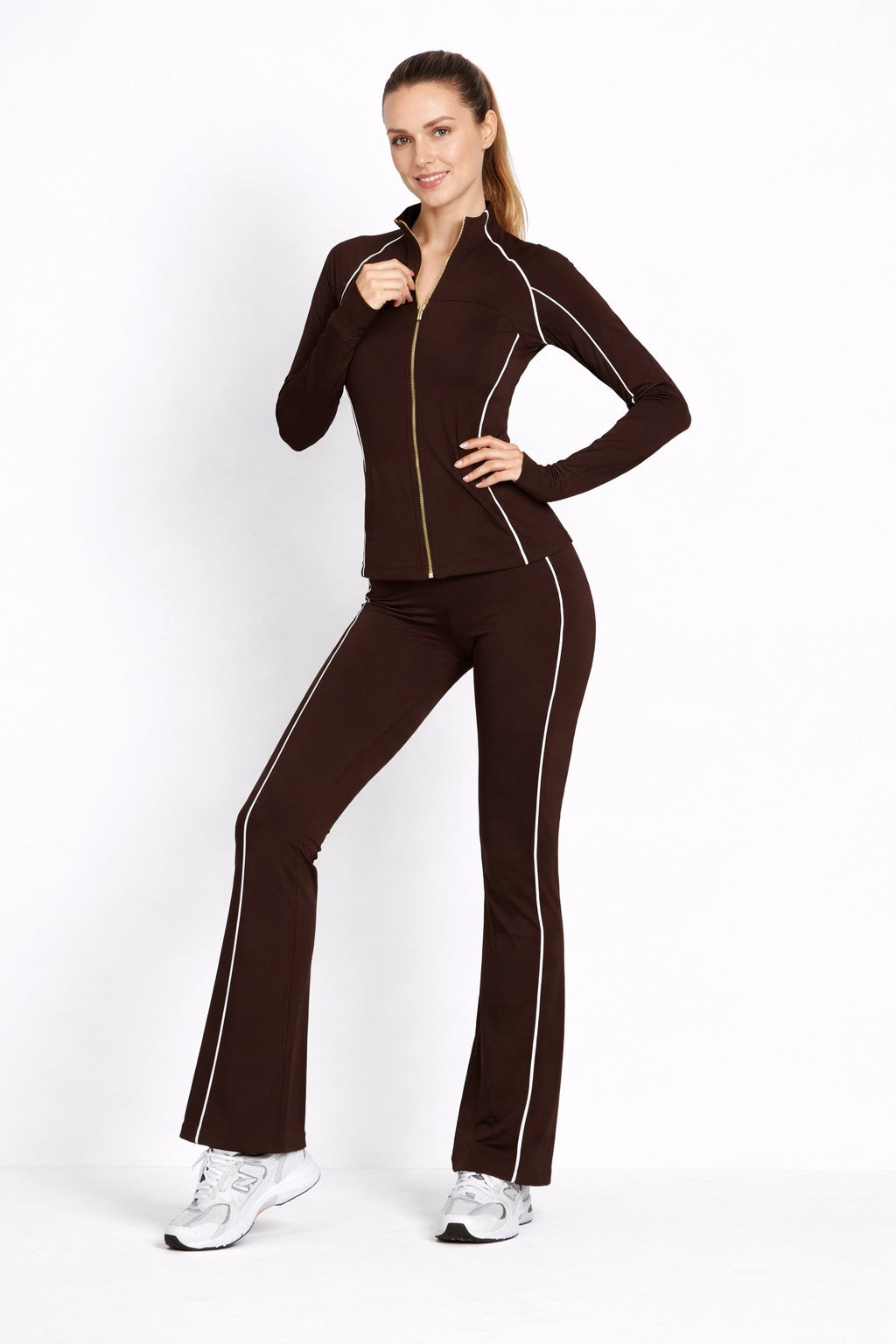 Define Zip Jacket & Flare Leggings Set
