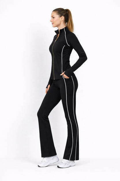 Define Zip Jacket & Flare Leggings Set