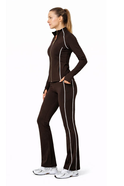 Define Zip Jacket & Flare Leggings Set