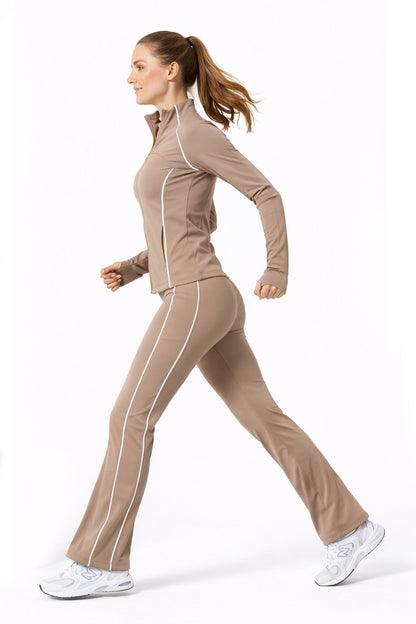 Define Zip Jacket & Flare Leggings Set