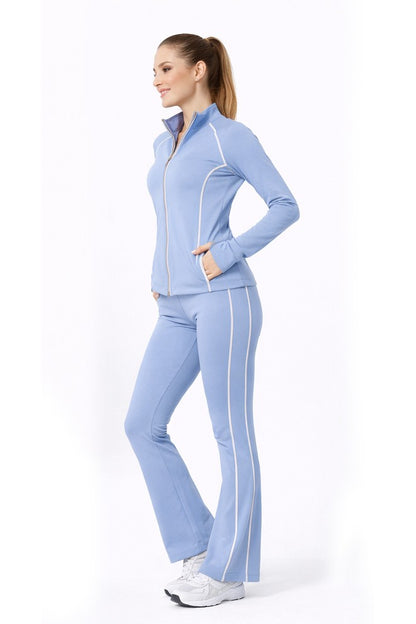 Define Zip Jacket & Flare Leggings Set