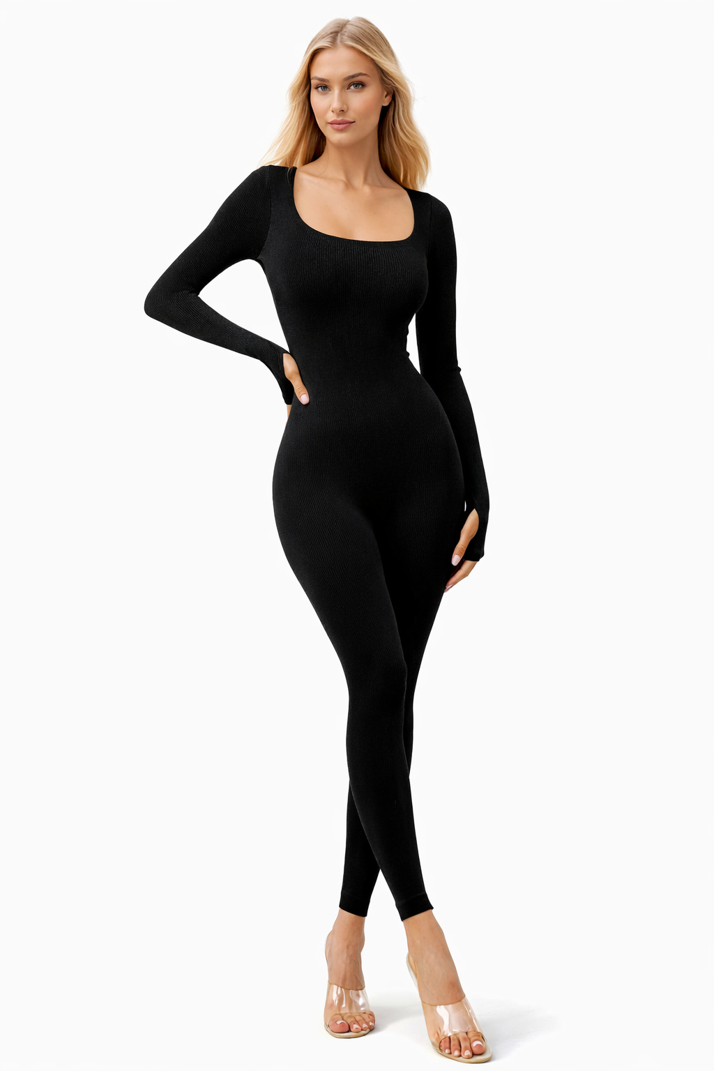 ContourFit™ Long Sleeve Compression Jumpsuit