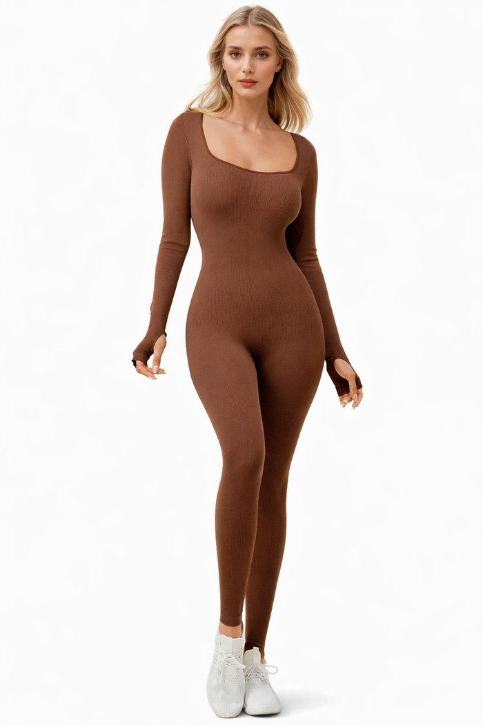 ContourFit™ Long Sleeve Compression Jumpsuit