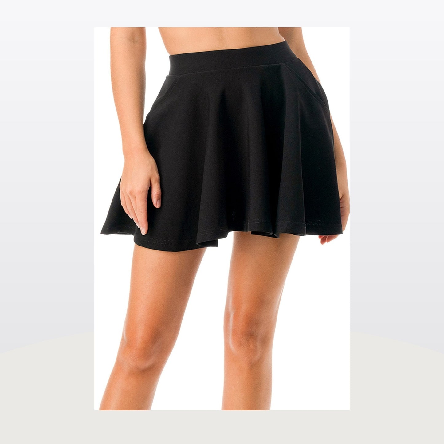 SculptEase™ Scuba Flare Skirt