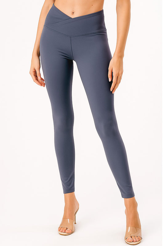 V Waist High Rise Yoga Leggings Sculpting Fit Women