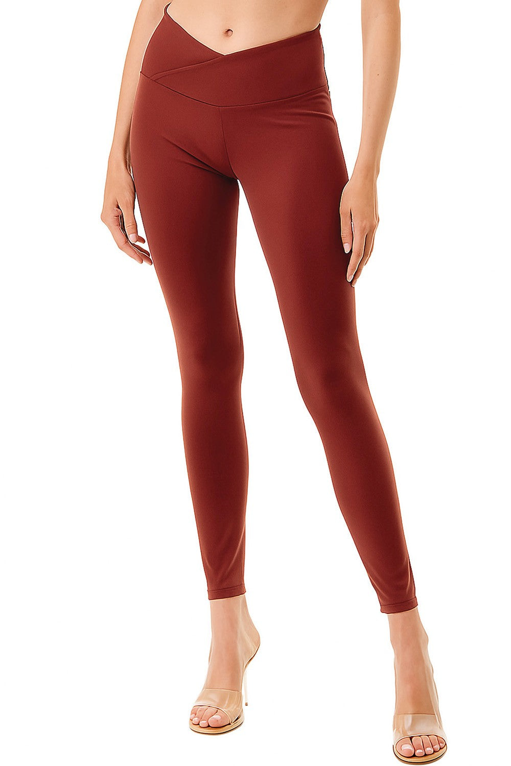 V-Waist High-Rise Yoga Leggings